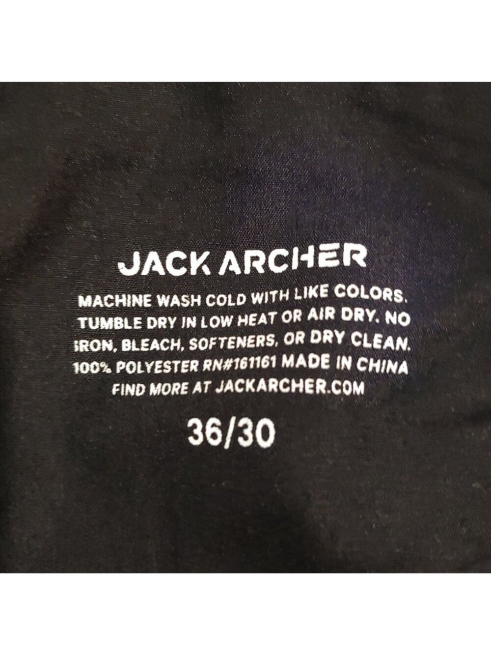 Jack Archer Mens Navy Performance Comfort Golf Travel Jetsetter Pant 36x30 - Picture 15 of 15
